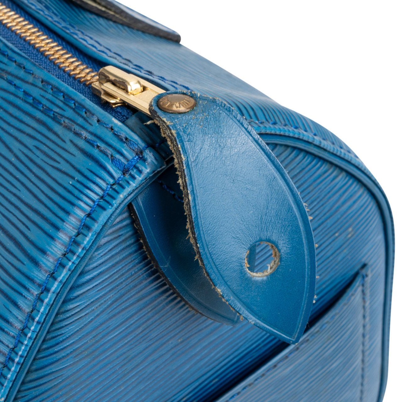 Louis Vuitton Louis Vuitton Bleu Epi Leather Speedy 25 Handbag Blauw