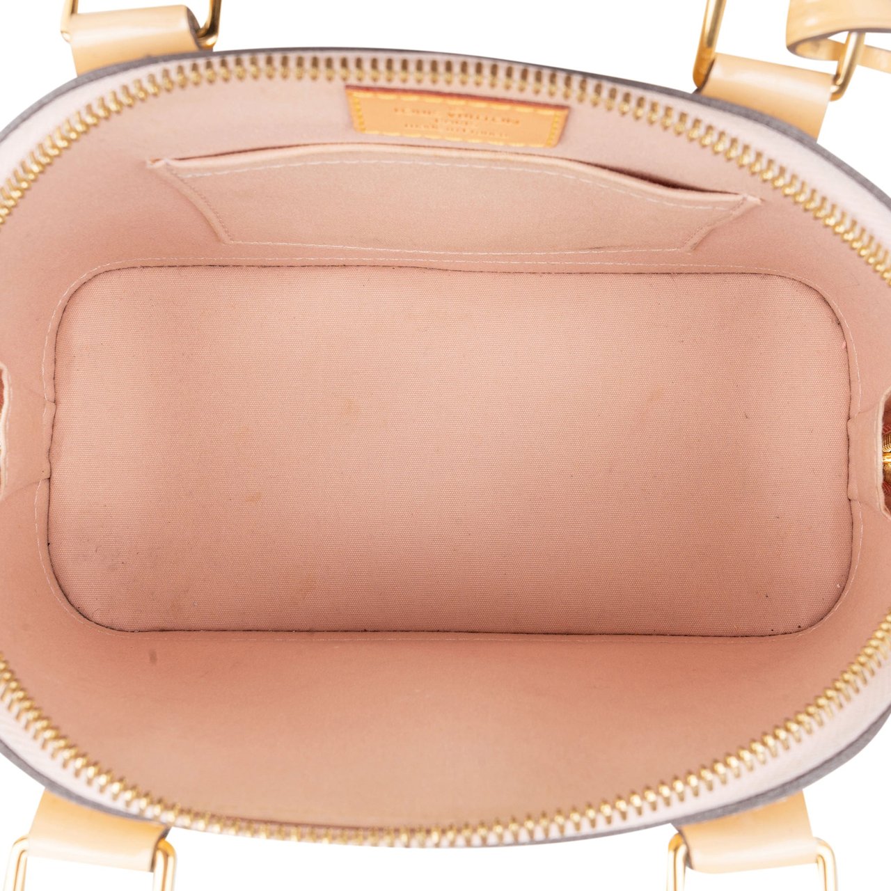 Louis Vuitton Louis Vuitton Vernis Monogram Alma BB Handbag Beige