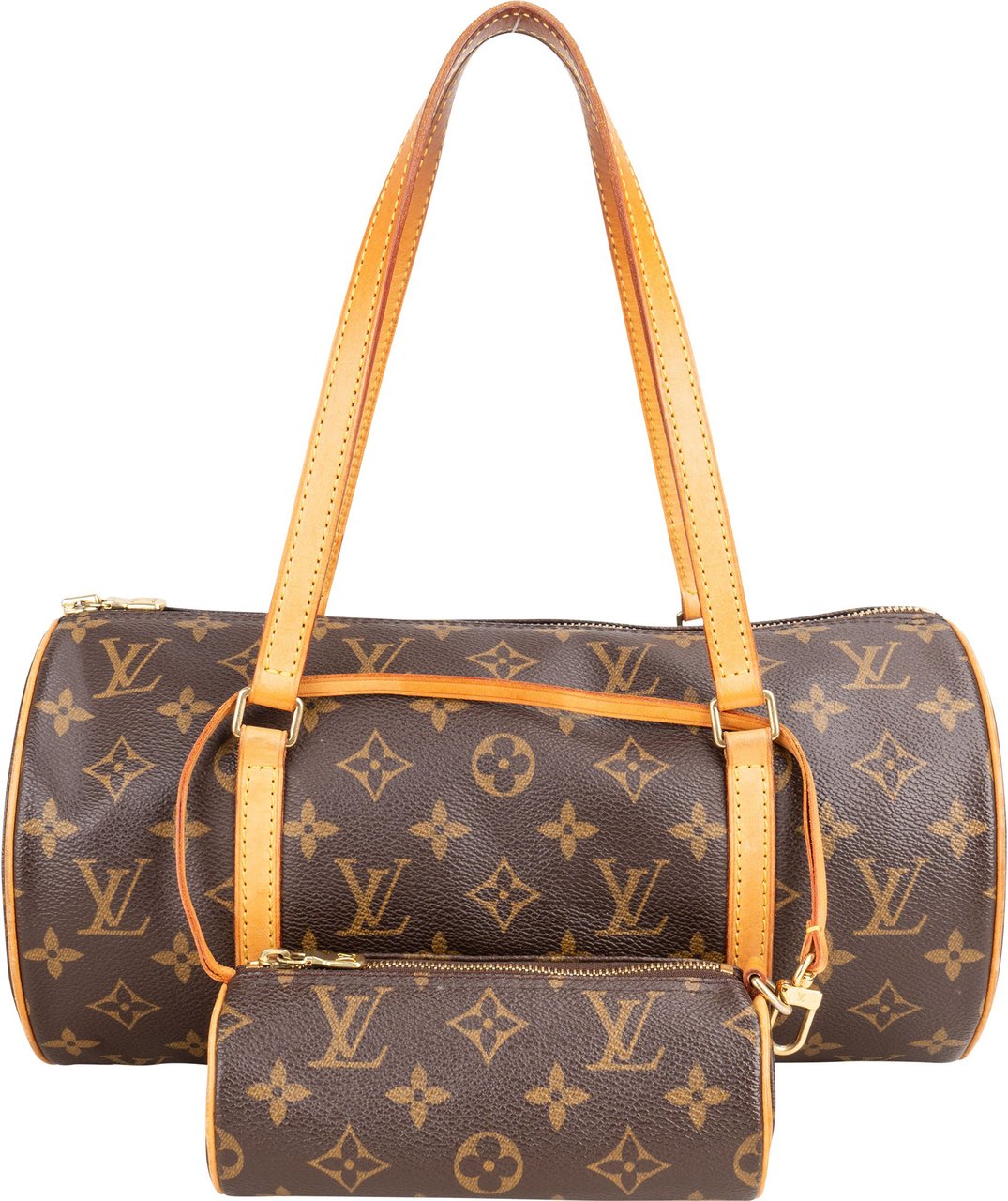 Louis Vuitton Louis Vuitton Canvas Monogram Papillon Set Handbag Bruin