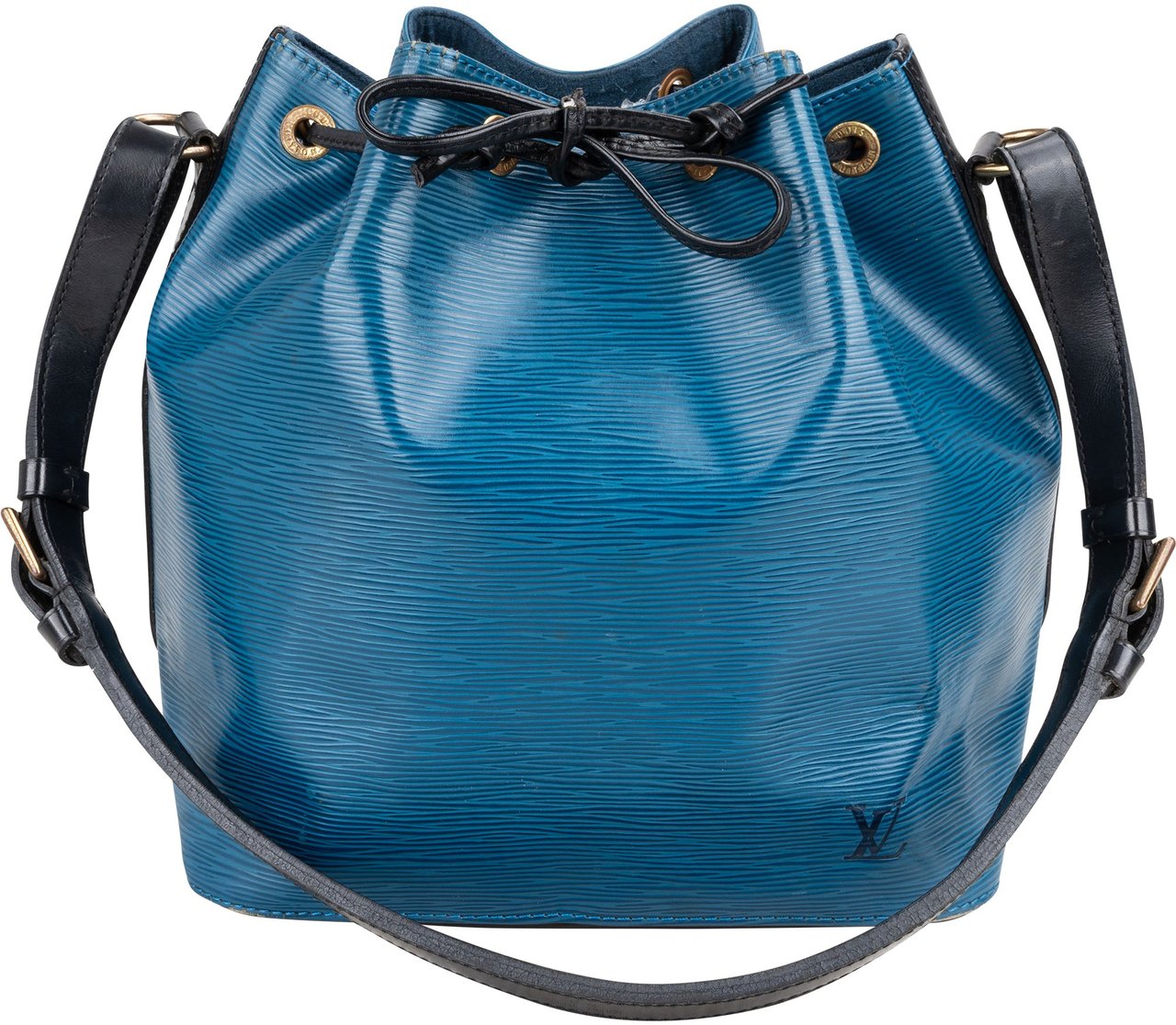 Louis Vuitton Louis Vuitton Bicolor Epi Leather Sac Noe Petit Shoulder Bag Blauw