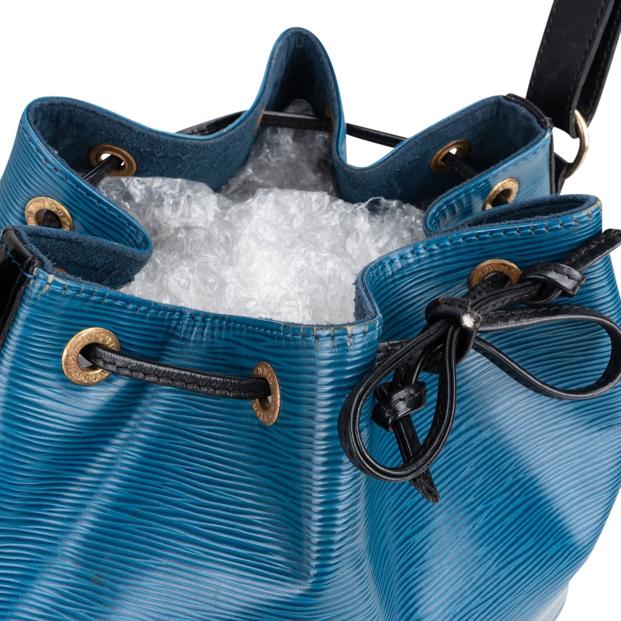 Louis Vuitton Louis Vuitton Bicolor Epi Leather Sac Noe Petit Shoulder Bag Blauw