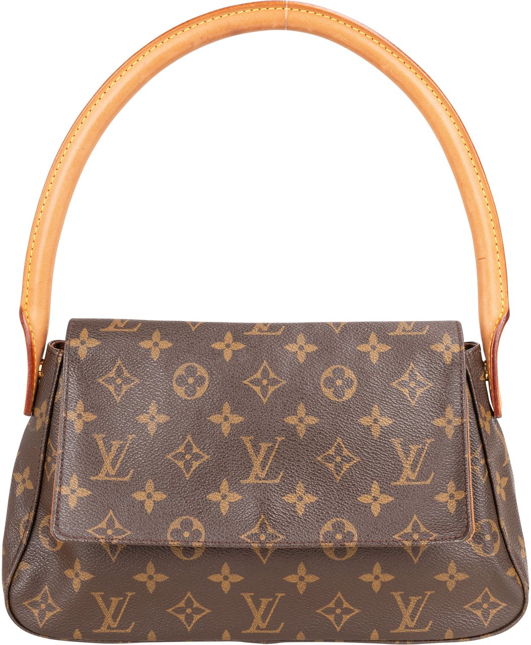 Louis Vuitton Louis Vuitton Canvas Monogram Looping PM Handbag Bruin