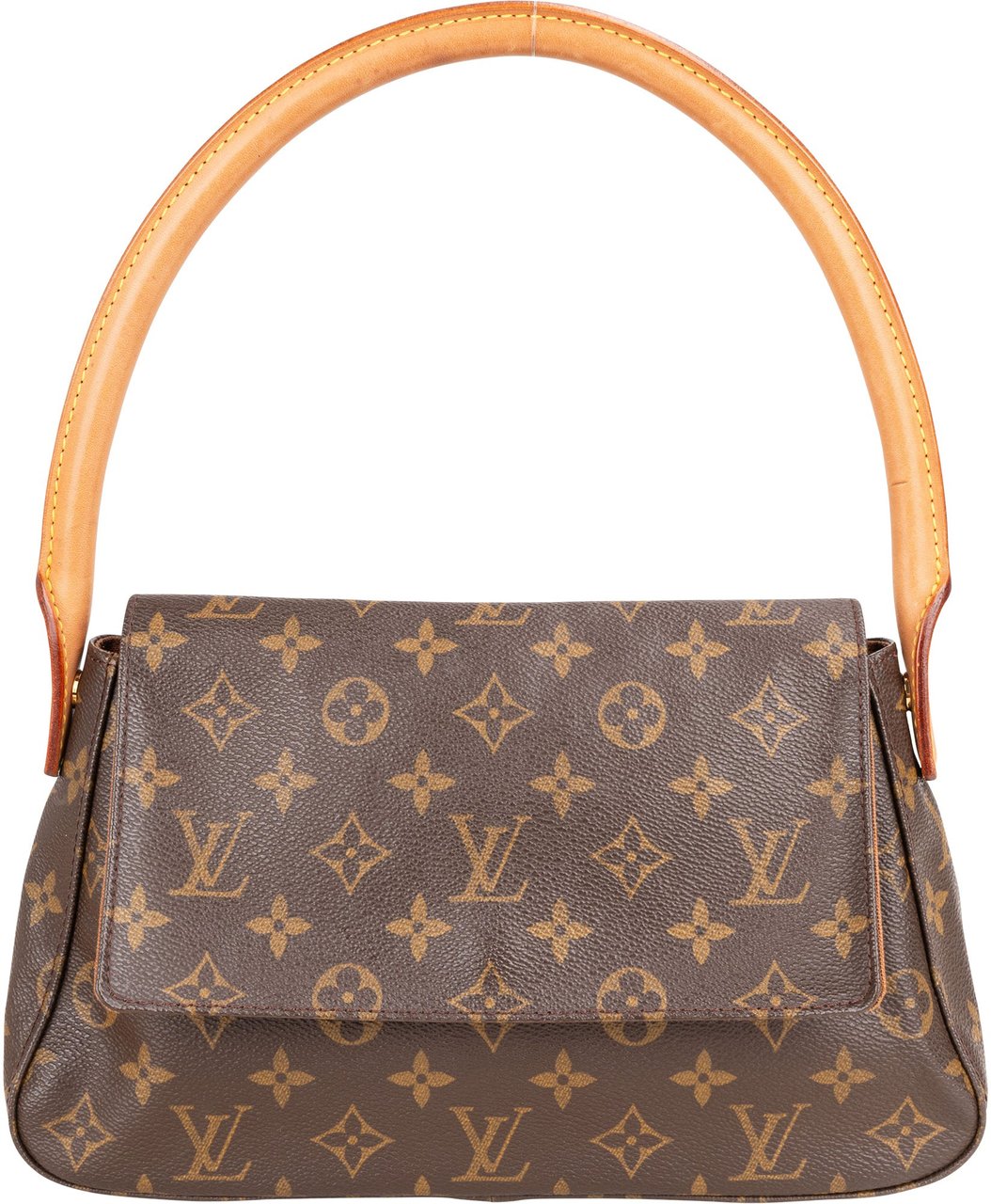 Louis Vuitton Louis Vuitton Canvas Monogram Looping PM Handbag Bruin