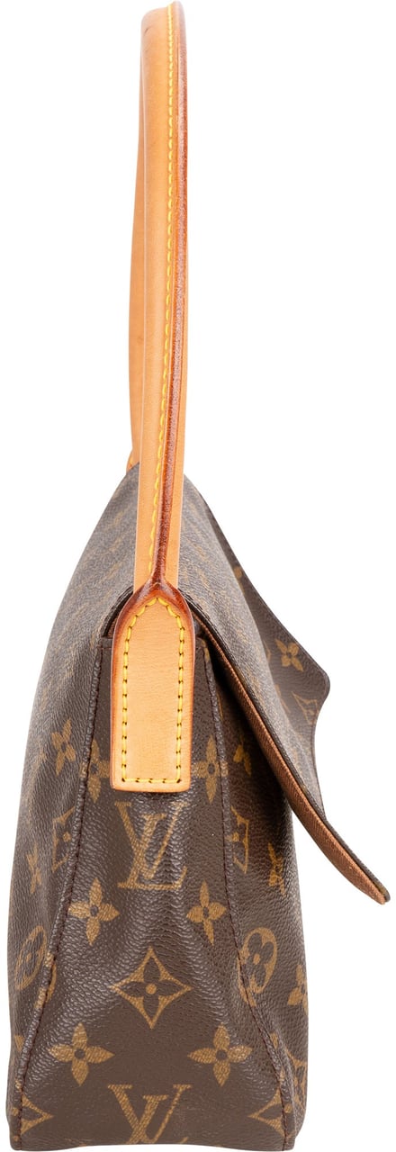 Louis Vuitton Louis Vuitton Canvas Monogram Looping PM Handbag Bruin