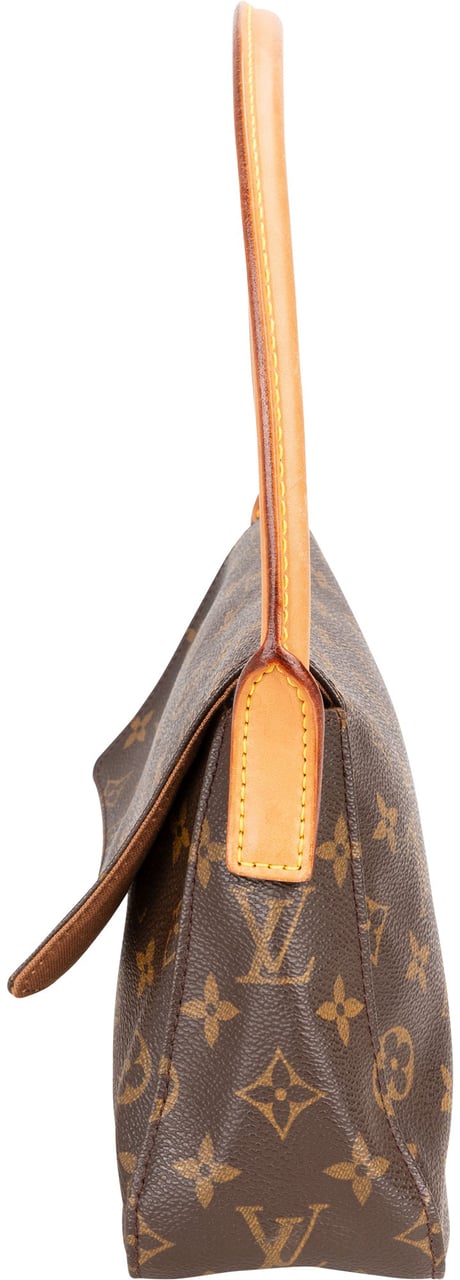 Louis Vuitton Louis Vuitton Canvas Monogram Looping PM Handbag Bruin