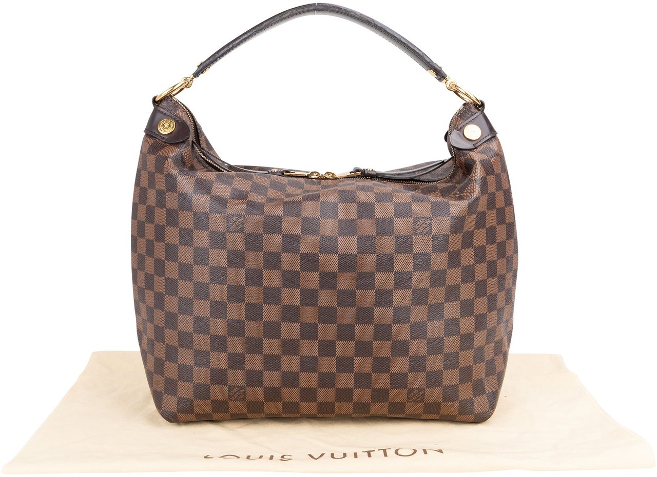 Louis Vuitton Louis Vuitton Damier Ebene Monogram Duomo Hobo Bag Bruin