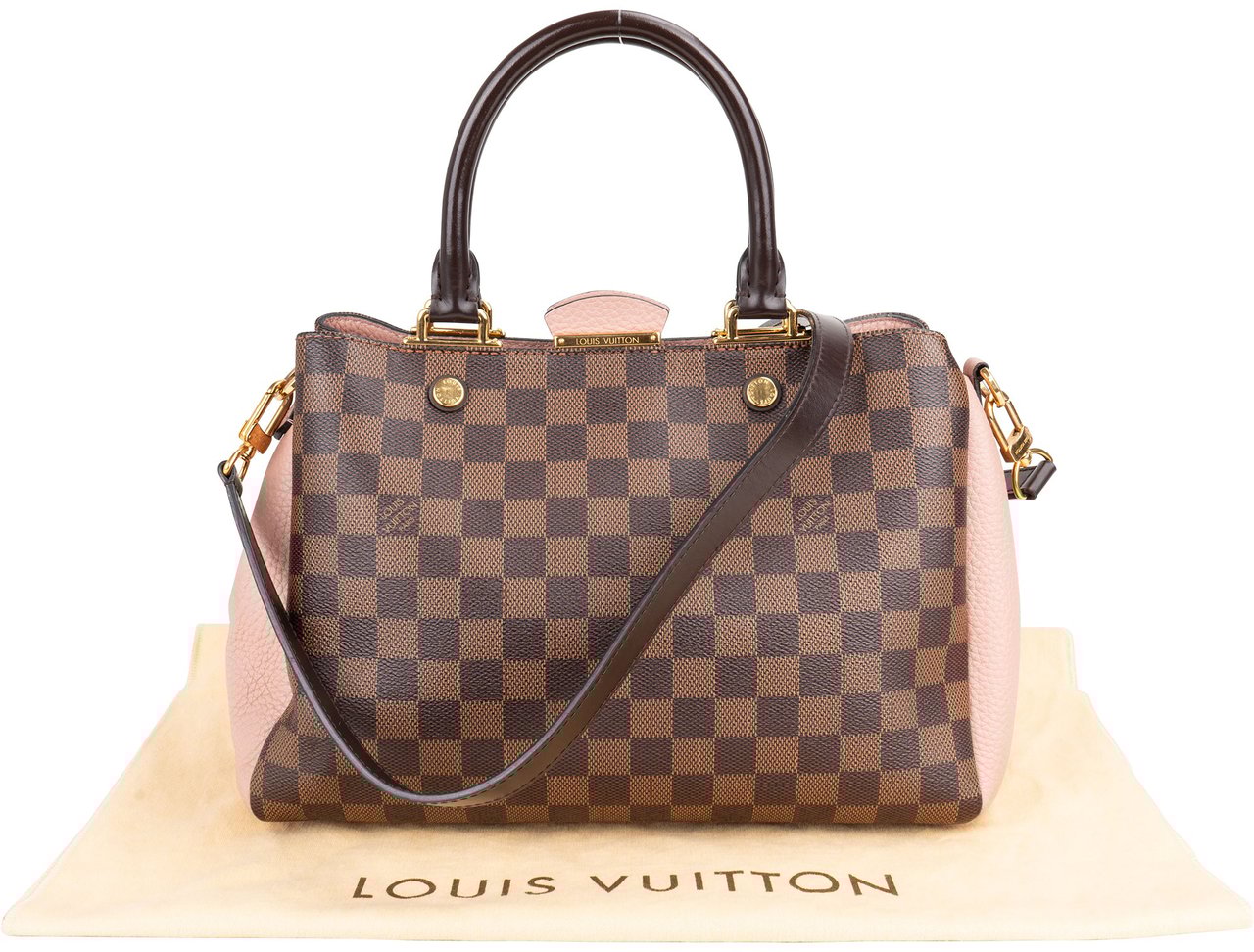Louis Vuitton Louis Vuitton Damier Ebene Monogram Brittany Handbag Bruin