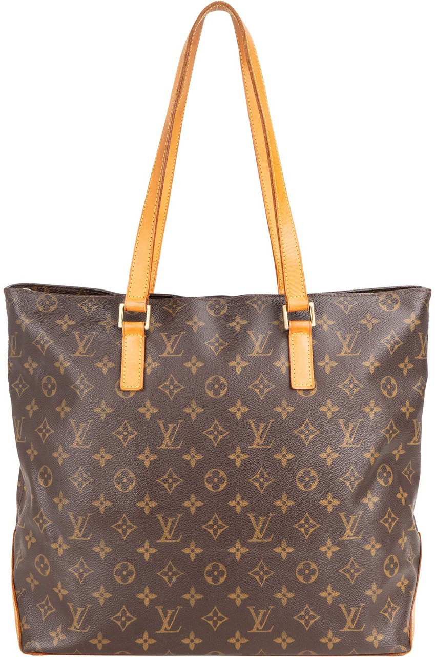 Louis Vuitton Louis Vuitton Canvas Monogram Cabas Mezzo Shoulder Bag Bruin