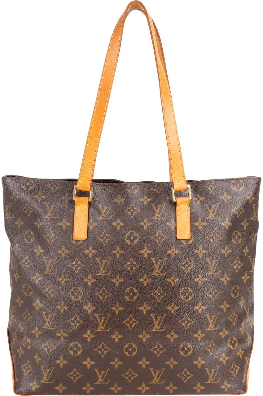 Louis Vuitton Louis Vuitton Canvas Monogram Cabas Mezzo Shoulder Bag Bruin