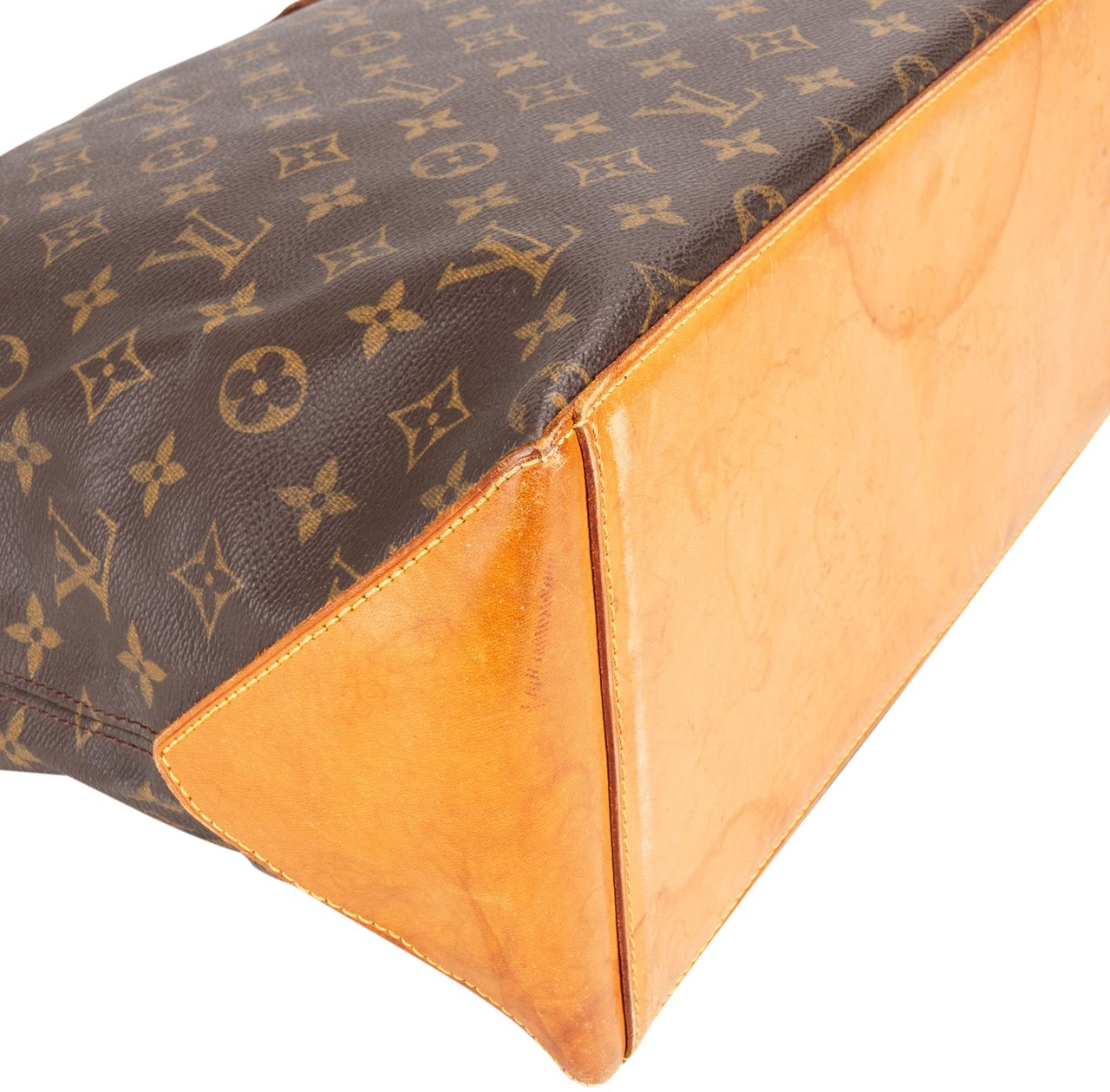 Louis Vuitton Louis Vuitton Canvas Monogram Cabas Mezzo Shoulder Bag Bruin
