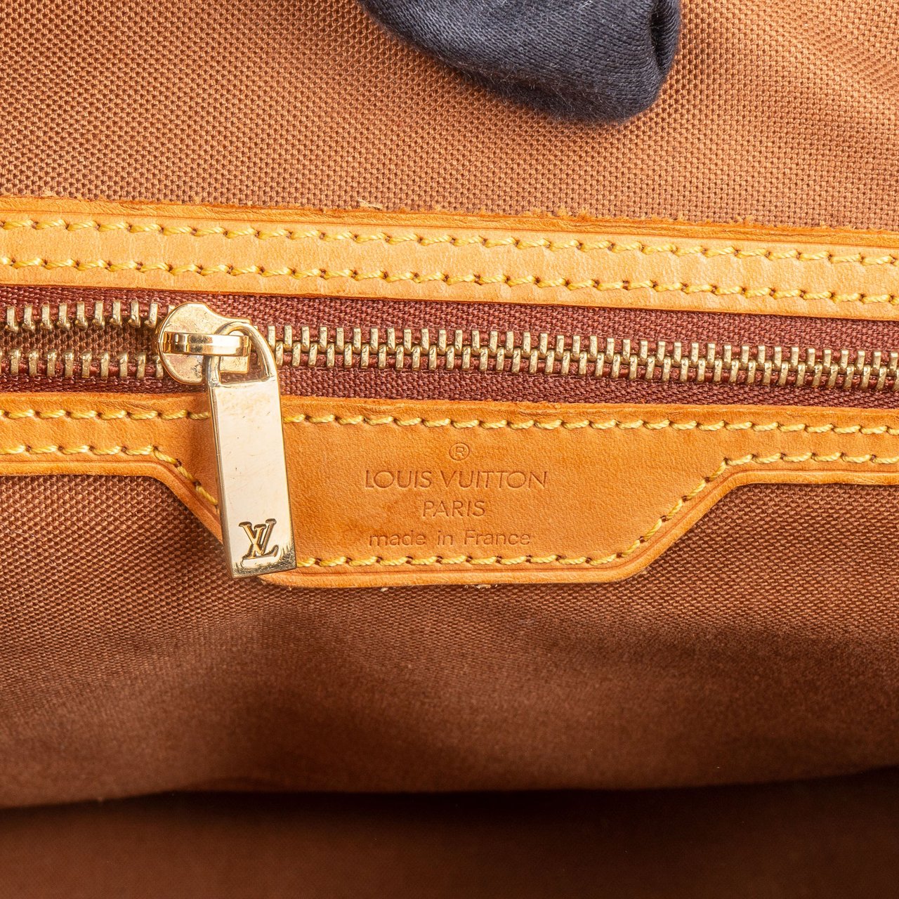 Louis Vuitton Louis Vuitton Canvas Monogram Cabas Mezzo Shoulder Bag Bruin