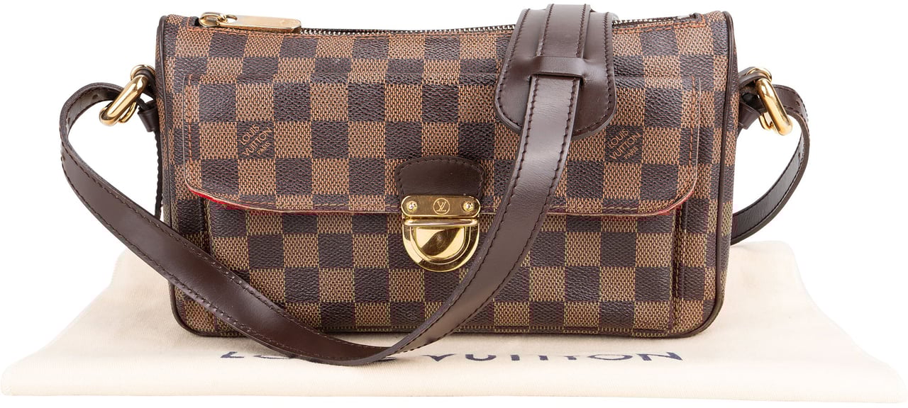 Louis Vuitton Louis Vuitton Damier Ebene Ravello Crossbody Bag Bruin
