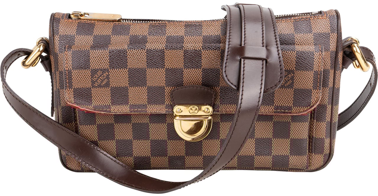 Louis Vuitton Louis Vuitton Damier Ebene Ravello Crossbody Bag Bruin