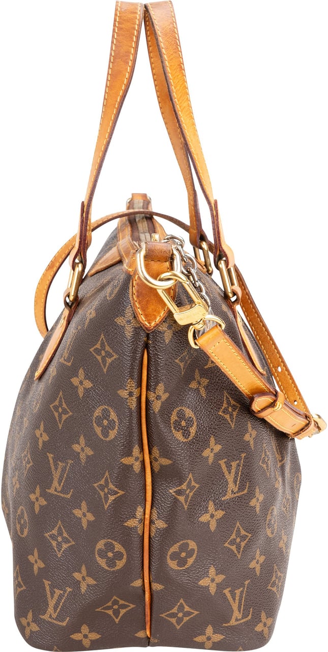 Louis Vuitton Louis Vuitton Canvas Monogram Palermo PM Handbag Bruin
