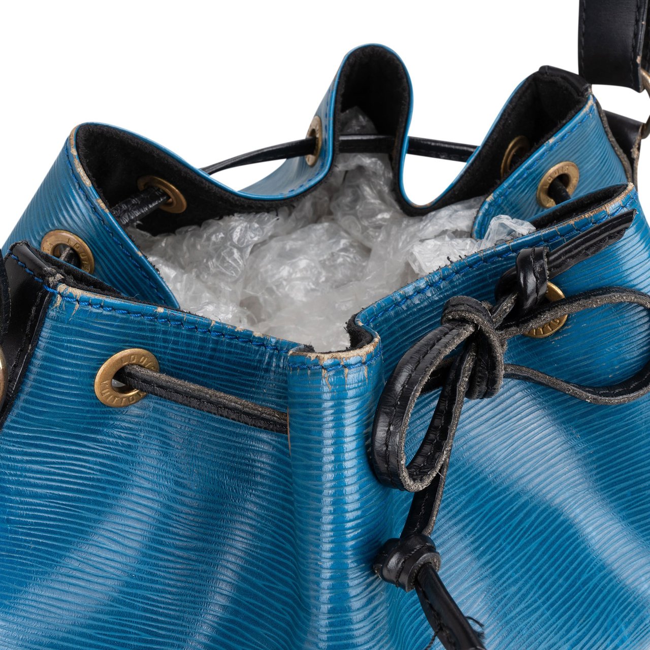 Louis Vuitton Louis Vuitton Bicolor Epi Leather Sac Noe Petit Shoulder Bag Blauw