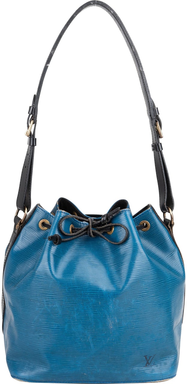 Louis Vuitton Louis Vuitton Bicolor Epi Leather Sac Noe Petit Shoulder Bag Blauw