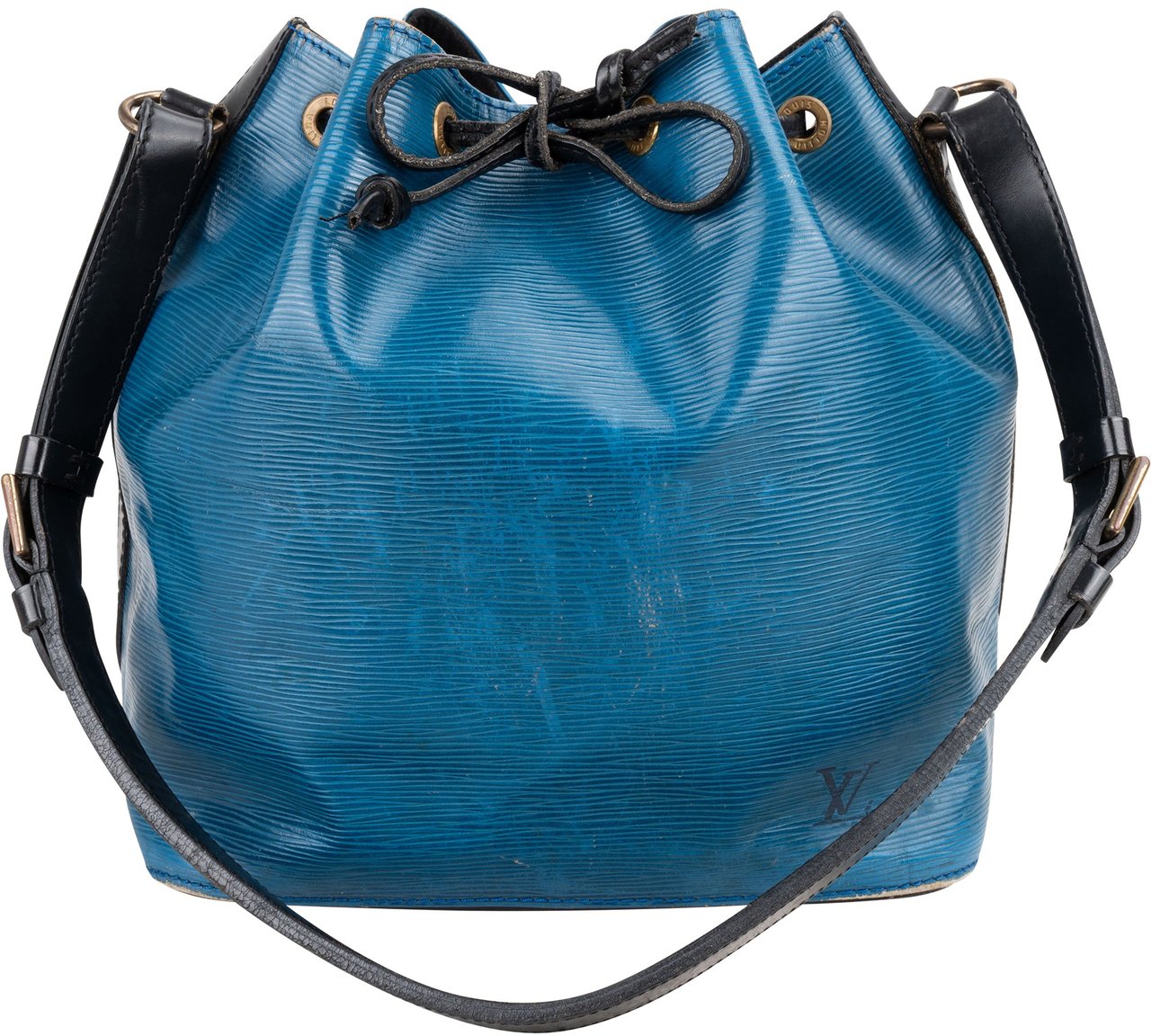 Louis Vuitton Louis Vuitton Bicolor Epi Leather Sac Noe Petit Shoulder Bag Blauw