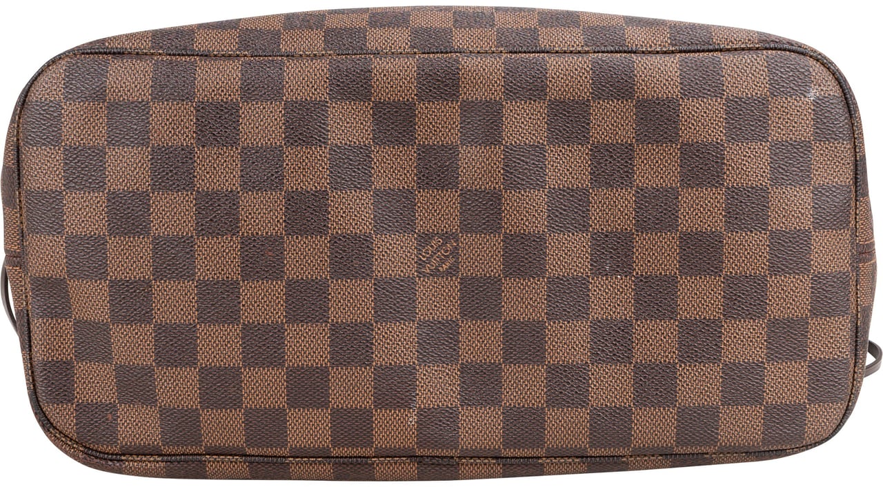 Louis Vuitton Louis Vuitton Damier Ebene Monogram Neverfull MM Shopper Handbag Bruin