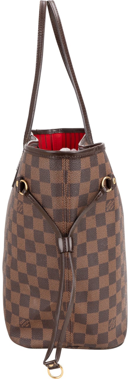 Louis Vuitton Louis Vuitton Damier Ebene Monogram Neverfull MM Shopper Handbag Bruin