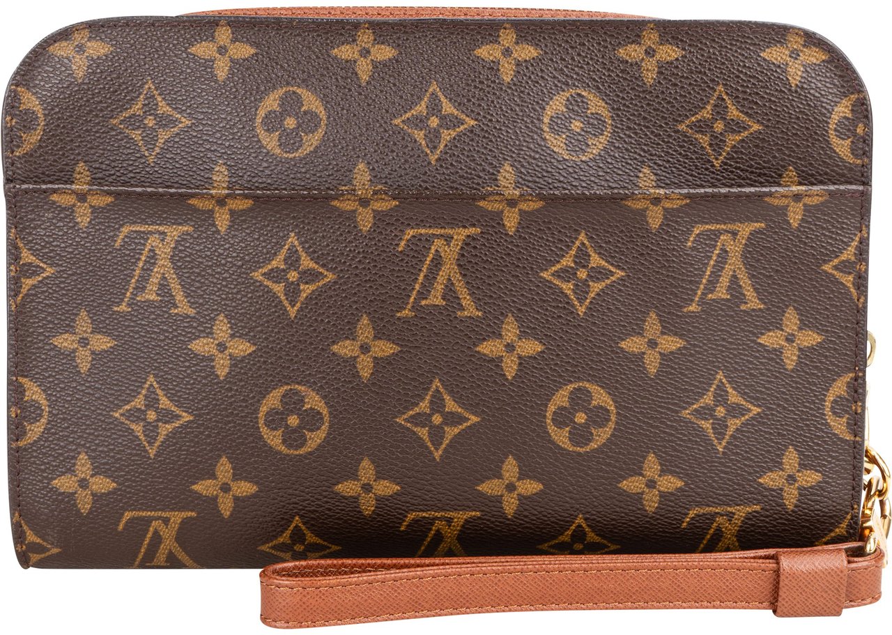 Louis Vuitton Louis Vuitton Canvas Monogram Orsay Clutch Bruin