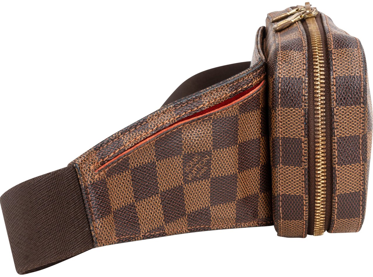 Louis Vuitton Louis Vuitton Damier Ebene Monogram Geronimo Crossbody Bumbag Bruin