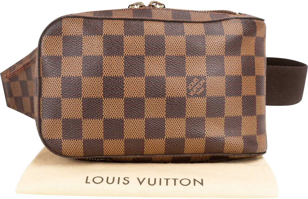 Louis Vuitton Louis Vuitton Damier Ebene Monogram Geronimo Crossbody Bumbag Bruin