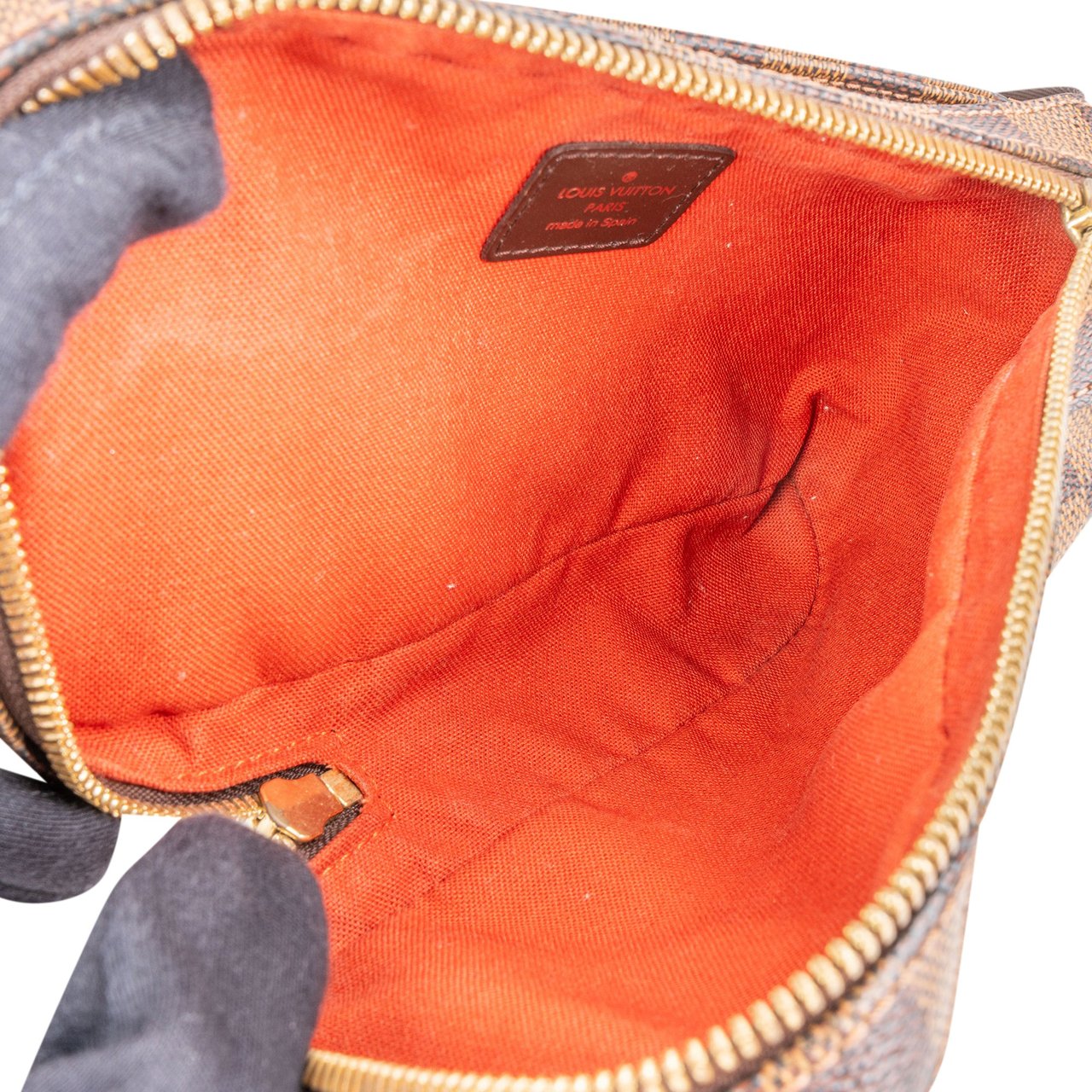 Louis Vuitton Louis Vuitton Damier Ebene Monogram Geronimo Crossbody Bumbag Bruin