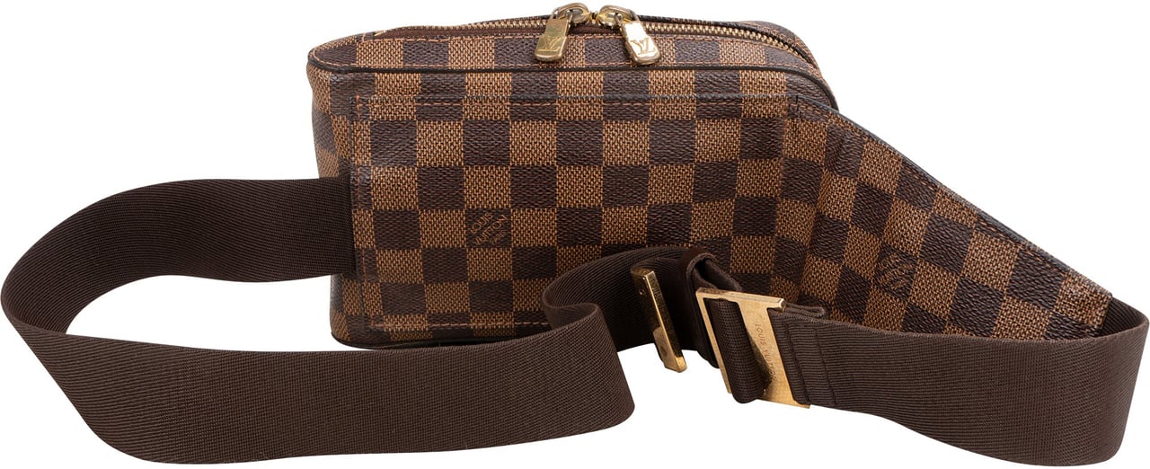Louis Vuitton Louis Vuitton Damier Ebene Monogram Geronimo Crossbody Bumbag Bruin