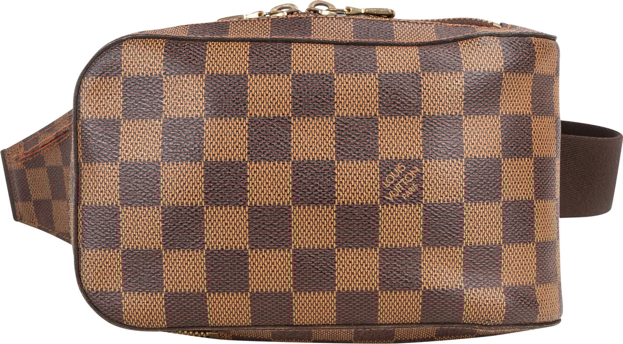 Louis Vuitton Louis Vuitton Damier Ebene Monogram Geronimo Crossbody Bumbag Bruin