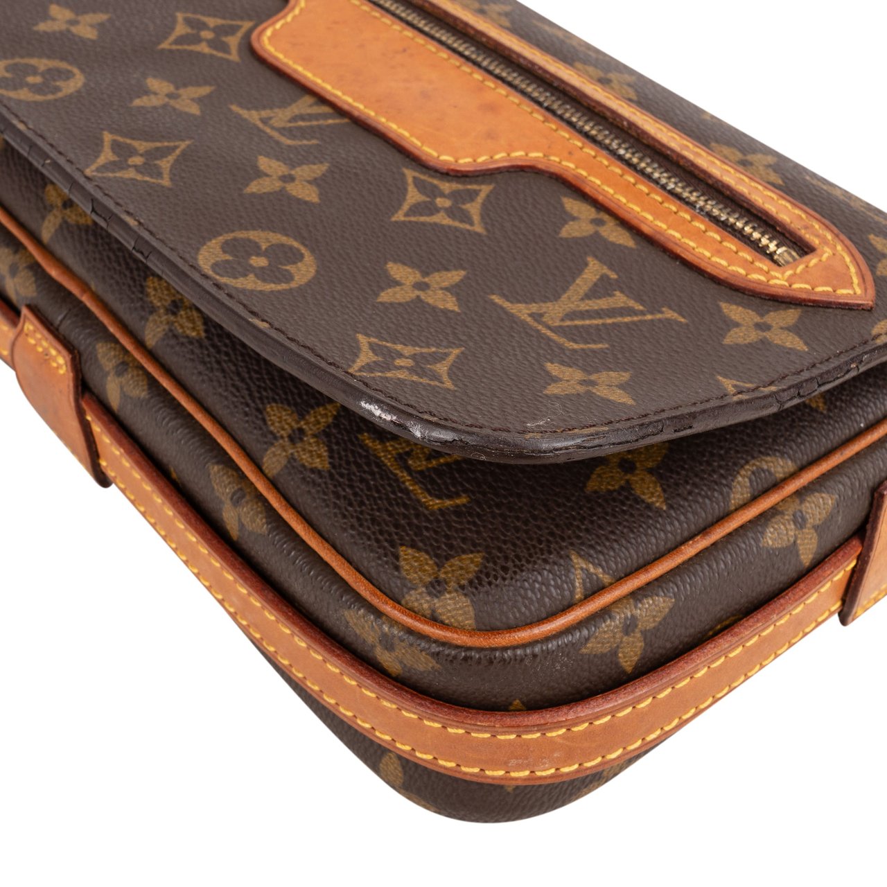 Louis Vuitton Louis Vuitton Canvas Monogram Saint Germain PM Crossbody Bag Bruin