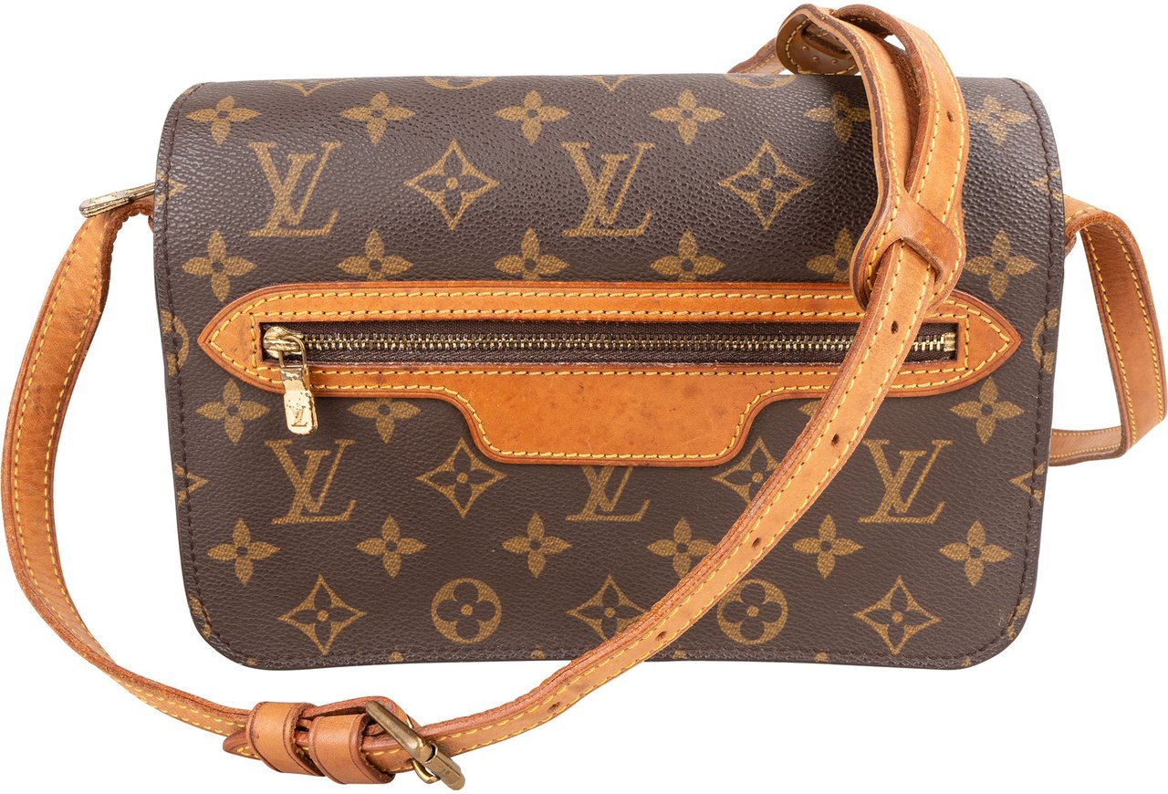 Louis Vuitton Louis Vuitton Canvas Monogram Saint Germain PM Crossbody Bag Bruin
