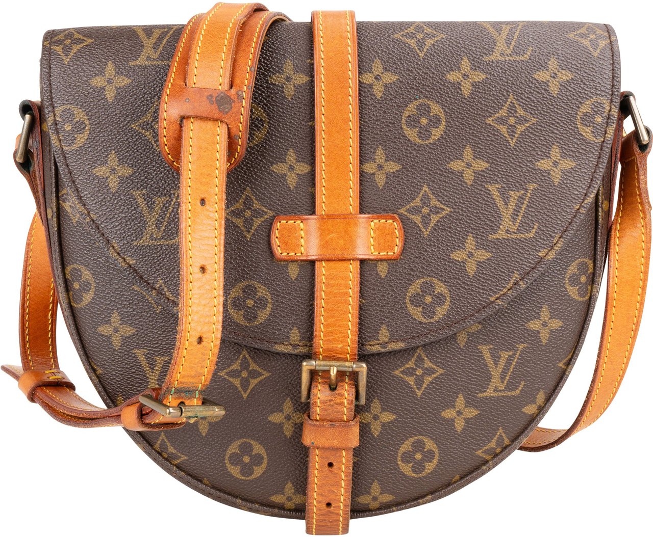 Louis Vuitton Louis Vuitton Canvas Monogram Chantilly GM Crossbody Bag Bruin
