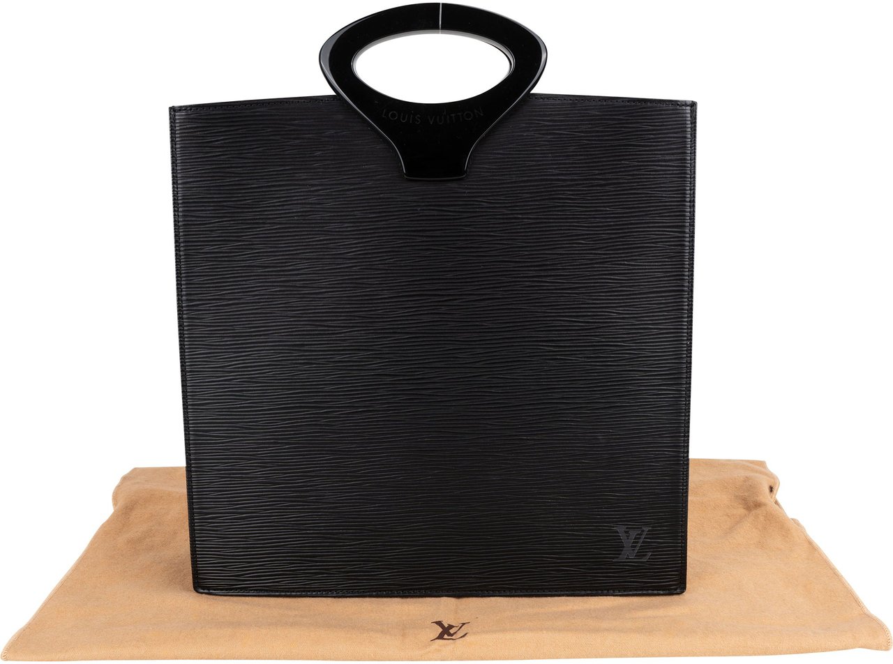 Louis Vuitton Louis Vuitton Noir Epi Leather Ombre Handbag Divers