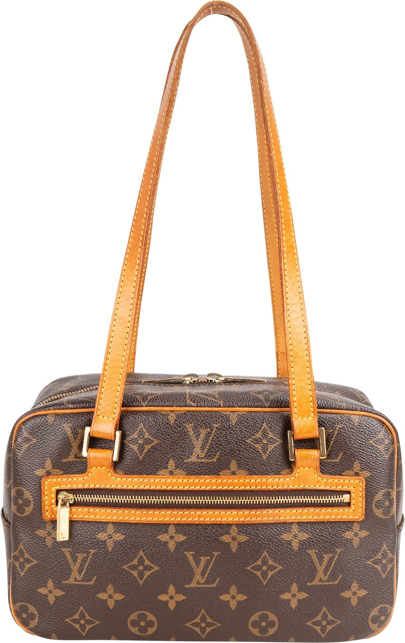 Louis Vuitton Louis Vuitton Canvas Monogram Cite MM Shoulder Bag Bruin