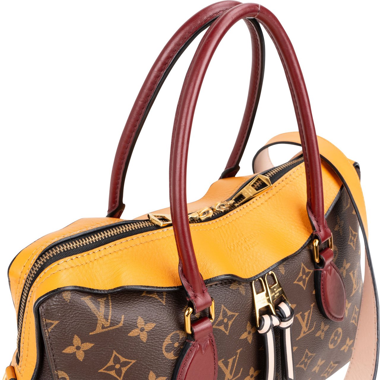 Louis Vuitton Louis Vuitton Canvas Monogram Saffron Tuileries Handbag Bruin
