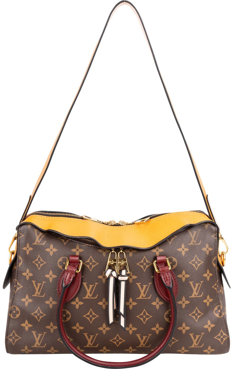 Louis Vuitton Louis Vuitton Canvas Monogram Saffron Tuileries Handbag Bruin