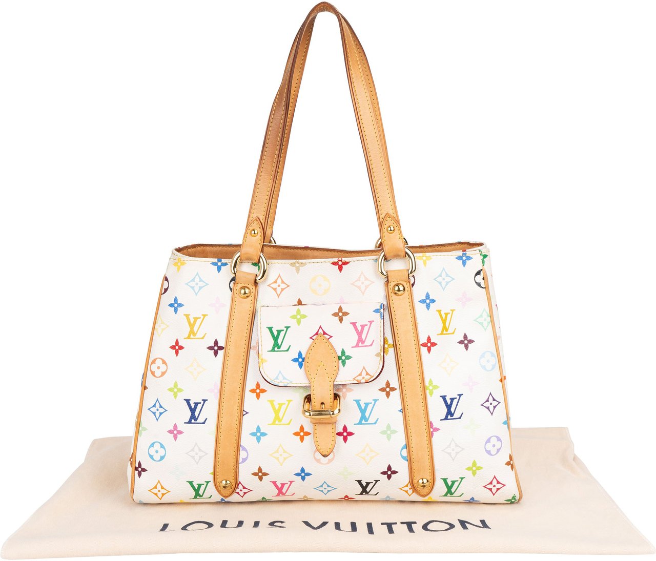 Louis Vuitton Louis Vuitton Murakami Multicolor Aurelia Shoulder Bag Wit