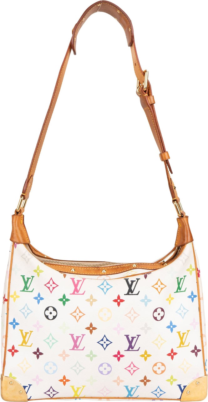 Louis Vuitton Murakami Multicolor Boulogne Crossbody Bag Wit