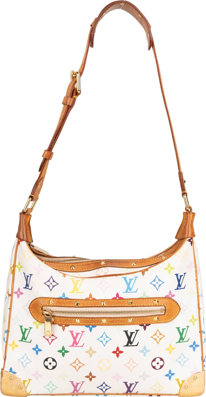 Louis Vuitton Murakami Multicolor Boulogne Crossbody Bag Wit