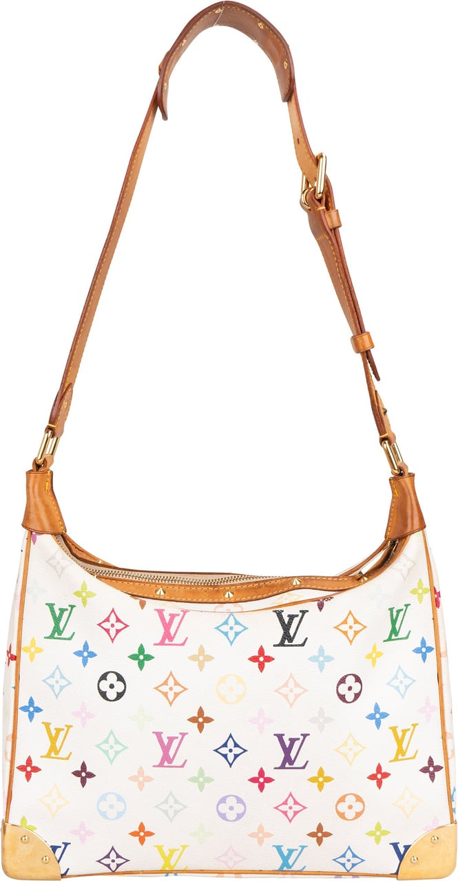 Louis Vuitton Louis Vuitton Murakami Multicolor Boulogne Crossbody Bag Wit
