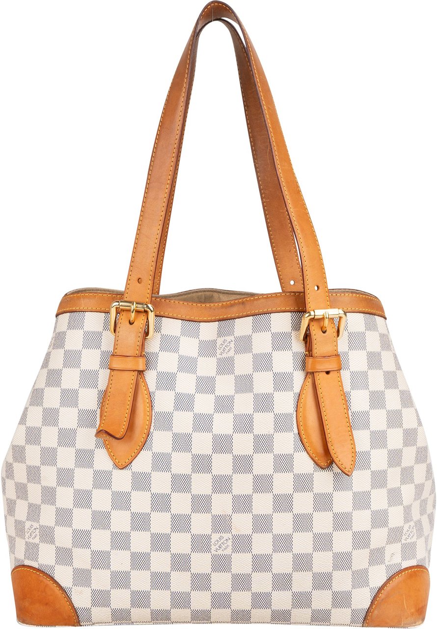 Louis Vuitton Louis vuitton Damier Azur Monogram Hampstead GM Handbag Wit