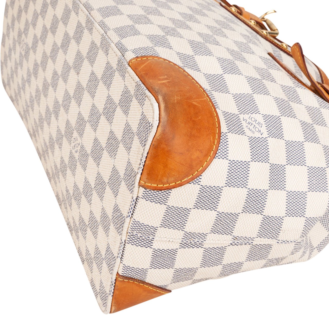 Louis Vuitton Louis vuitton Damier Azur Monogram Hampstead GM Handbag Wit