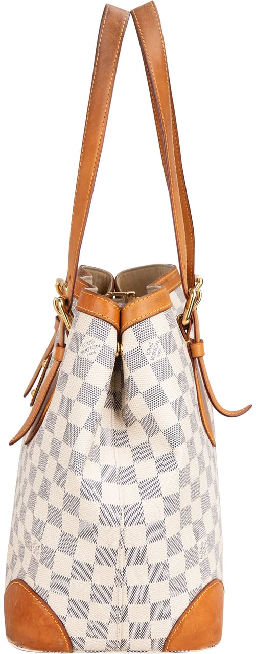 Louis Vuitton Louis vuitton Damier Azur Monogram Hampstead GM Handbag Wit
