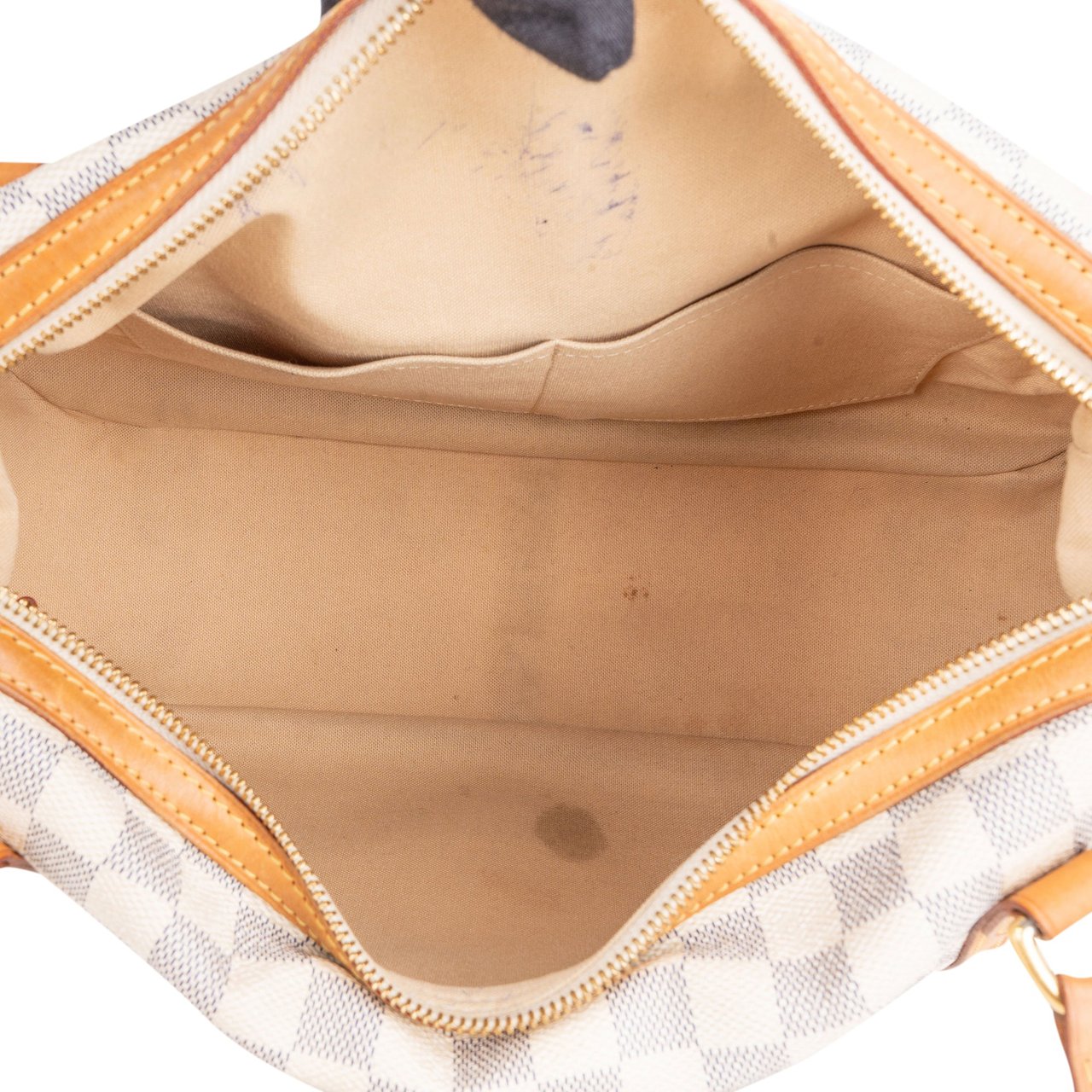 Louis Vuitton Louis Vuitton Damier Azur Monogram Stresa PM Shoulder Bag Wit