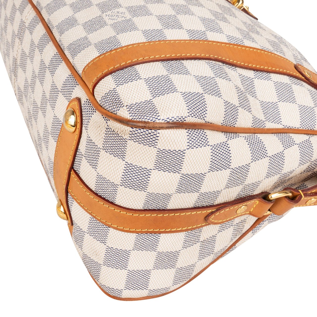 Louis Vuitton Louis Vuitton Damier Azur Monogram Stresa PM Shoulder Bag Wit