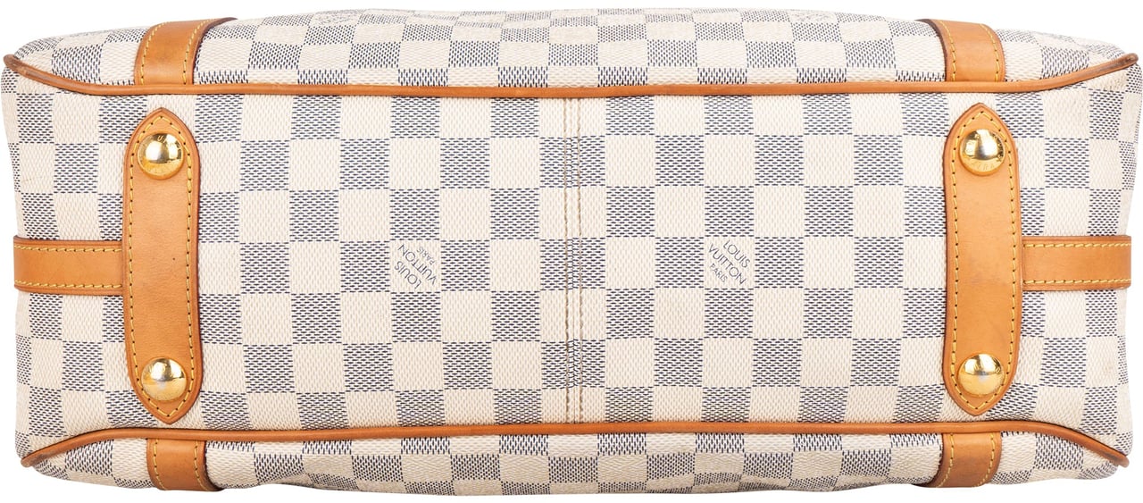 Louis Vuitton Louis Vuitton Damier Azur Monogram Stresa PM Shoulder Bag Wit