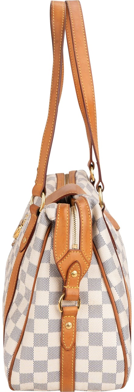 Louis Vuitton Louis Vuitton Damier Azur Monogram Stresa PM Shoulder Bag Wit