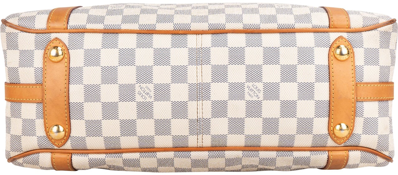 Louis Vuitton Damier Azur Monogram Stresa PM Shoulder Bag Wit