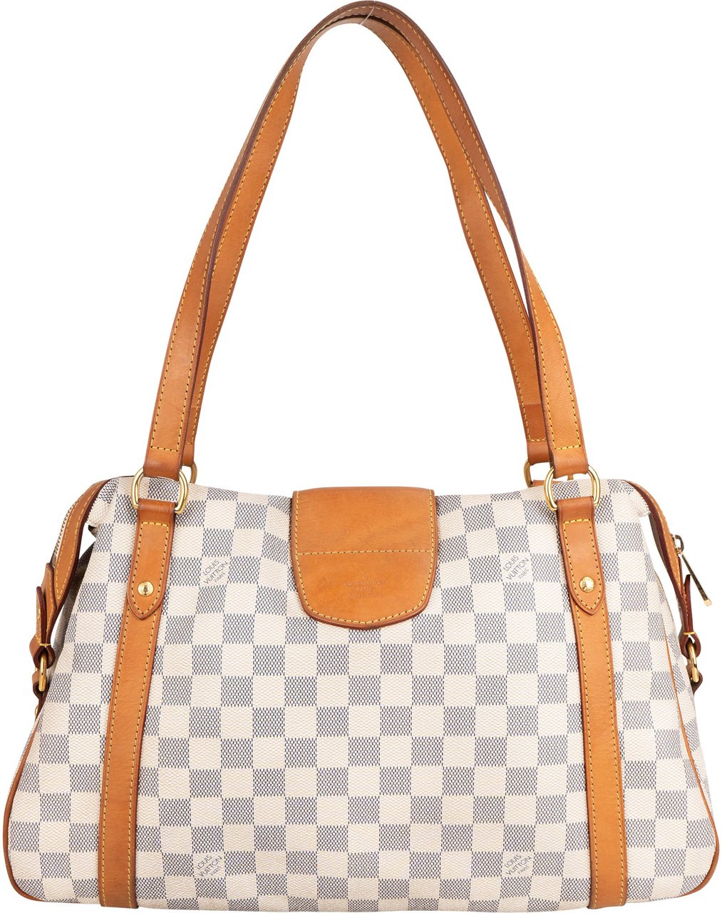 Louis Vuitton Louis Vuitton Damier Azur Monogram Stresa PM Shoulder Bag Wit