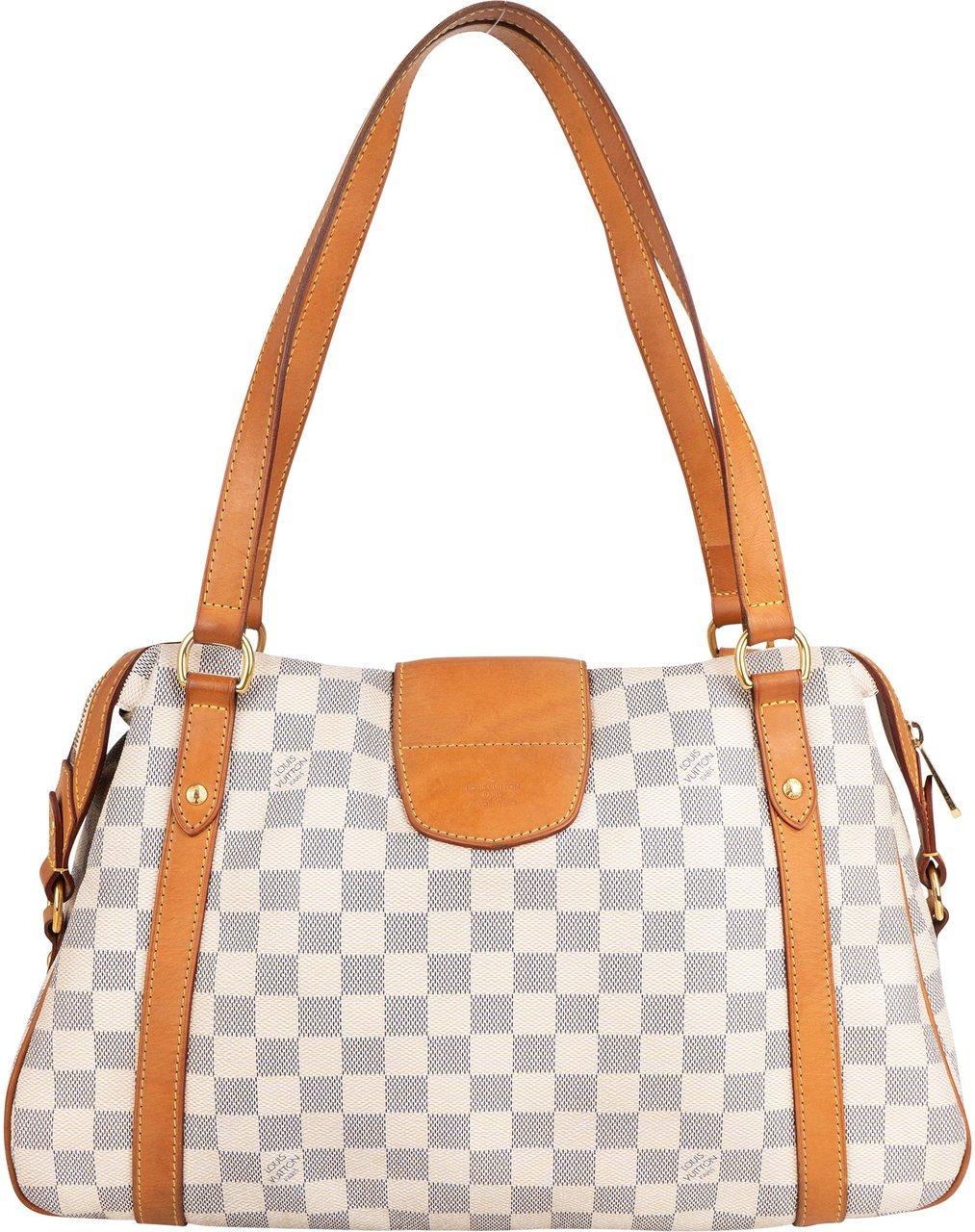 Louis Vuitton Damier Azur Monogram Stresa PM Shoulder Bag Wit